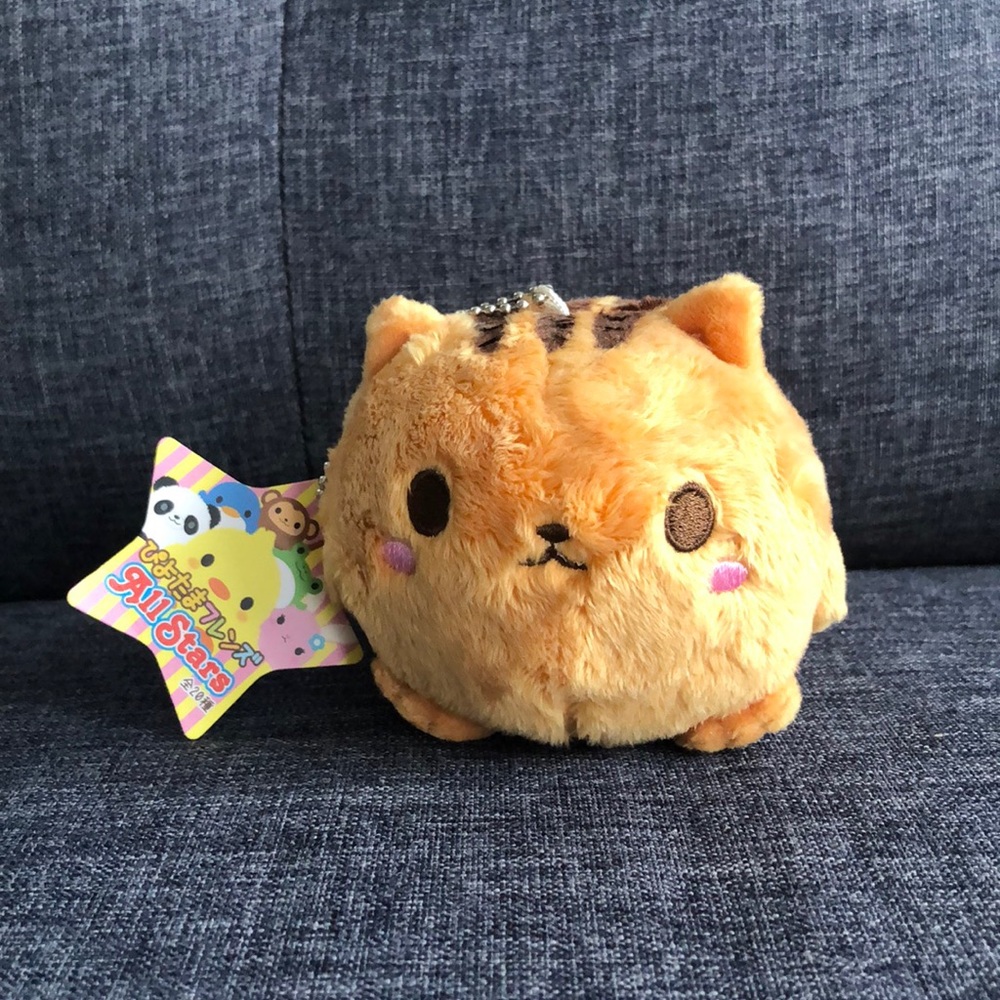 NWT - Chipmunk 5” keychain plushie Japan Import